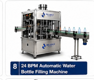 24 BPM Automatic Water Bottle Filling Machine